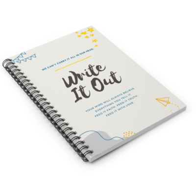Write it Out - Spiral Notebook with Ruled Line