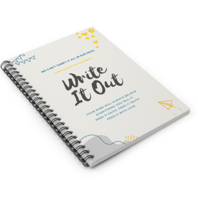 Write it Out - Spiral Notebook with Ruled Line